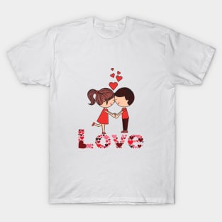 love - A couple expressing their love T-Shirt